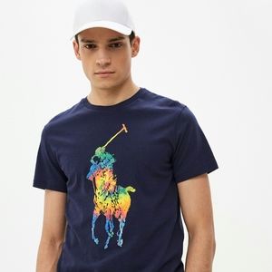 NWT Polo Ralph Lauren Men's Tie Dye Pony Tee XL
